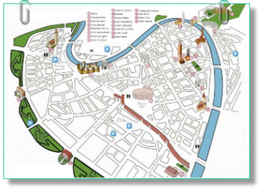Mappa di Verona per gentile concessione www.veronissima.com
